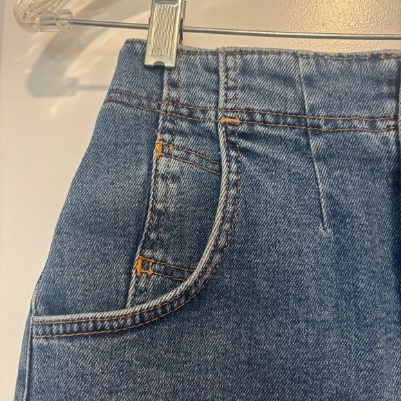 Free People Distressed Mini Denim Skirt - Picture 2 of 8